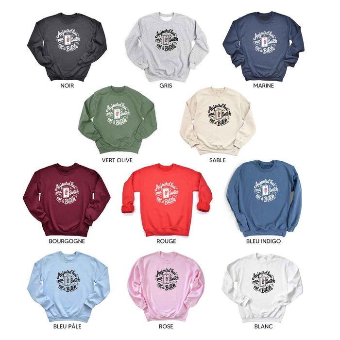 Aujourd'hui ma switch est à bitch V.2 - Coton Ouaté Unisexe