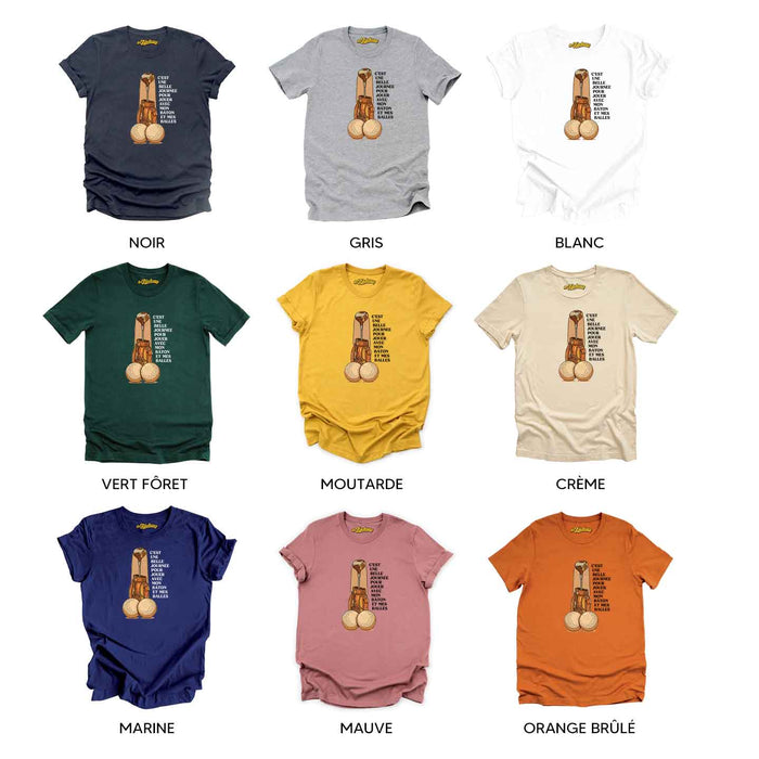 C’est une belle journée pour jouer avec mon bâton et mes balles - T-Shirt