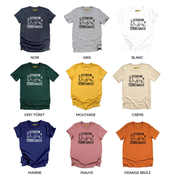 ATTENTION Terreauriste - T-Shirt