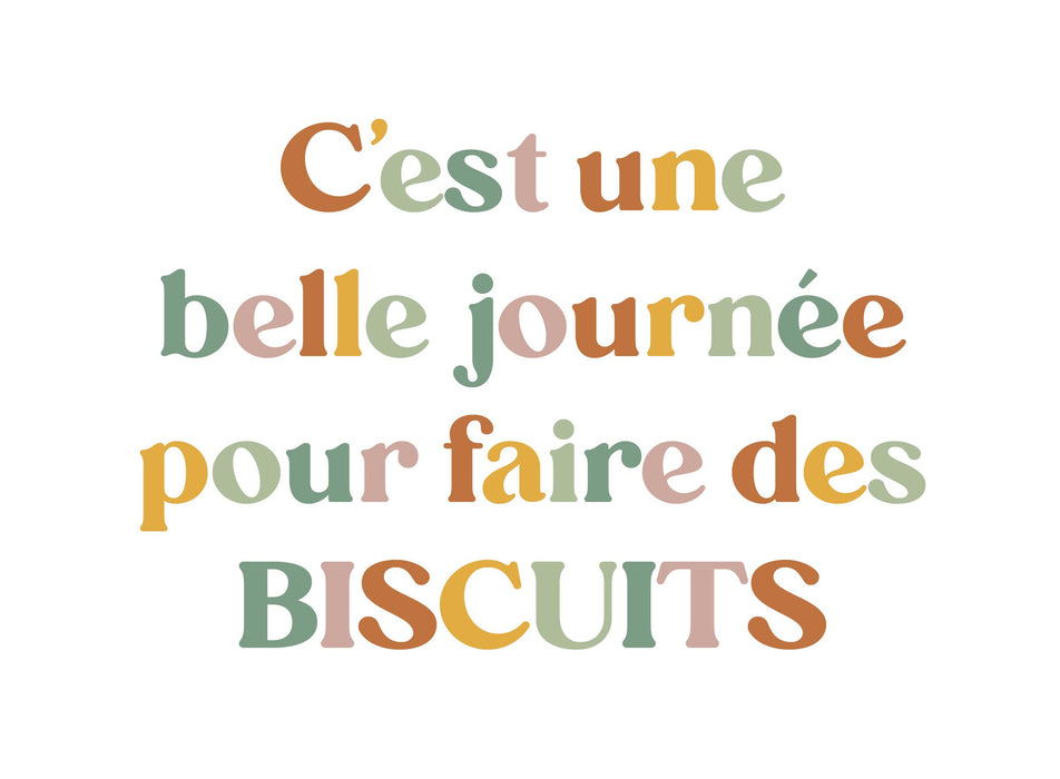 C'est une belle journée pour faire des Biscuits - T-Shirt - FEMME