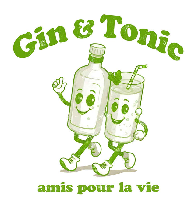 Gin & Tonic amis pour la vie - T-Shirt