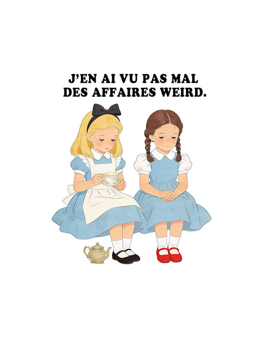 J’en ai vu pas mal des affaires weird - Coton Ouaté Unisexe