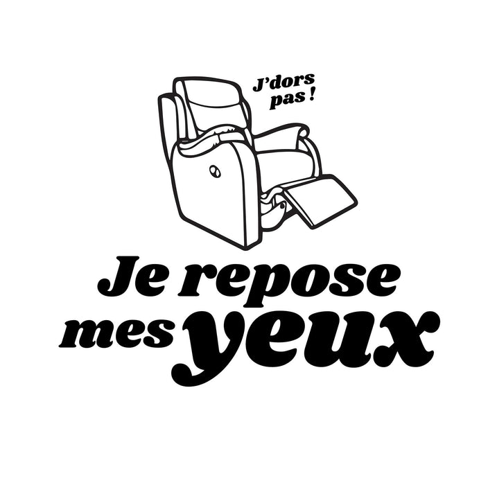 J'dors pas je repose mes yeux - T-Shirt