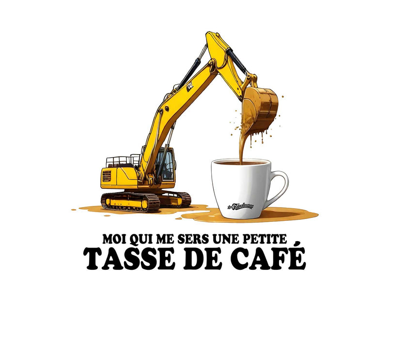 Moi qui me sers une petite tasse de café - T-Shirt