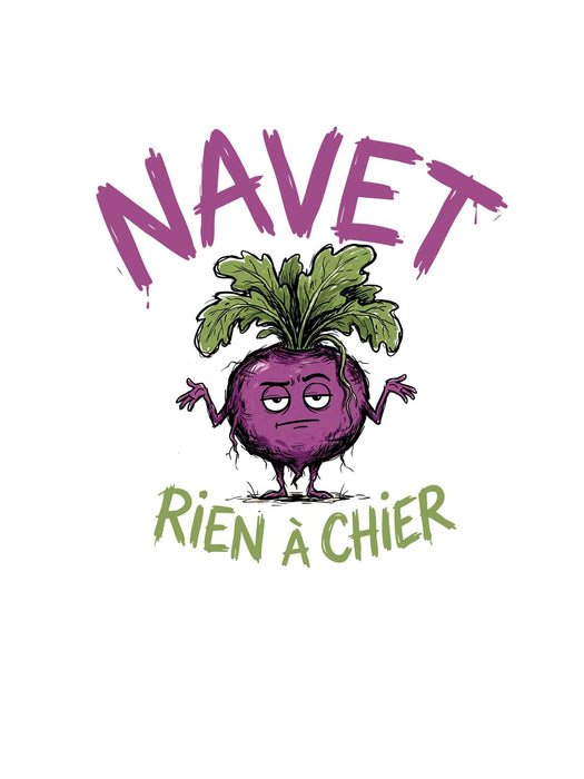 NAVET rien à chier - Coton Ouaté Unisexe