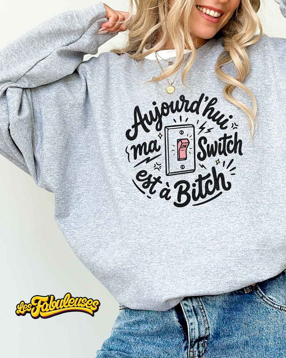 Aujourd'hui ma switch est à bitch V.2 - Coton Ouaté Unisexe
