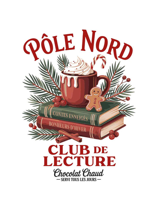 Pôle Nord Club de Lecture- Coton Ouaté Unisexe