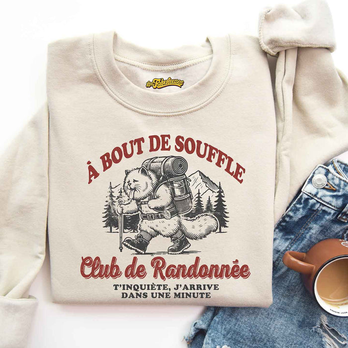À bout de souffle Club de Randonnée - Coton Ouaté Unisexe