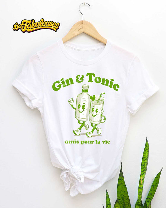 Gin & Tonic amis pour la vie - T-Shirt