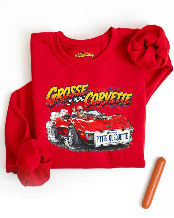 Grosse Corvette P'tite Quéquette - Coton Ouaté Unisexe
