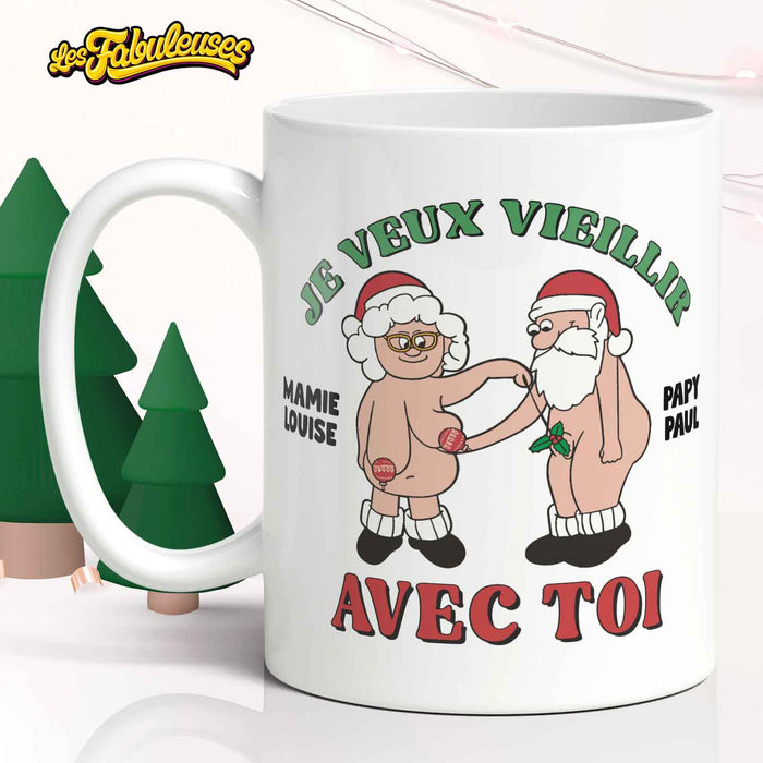 Je veux vieillir avec toi - Tasse