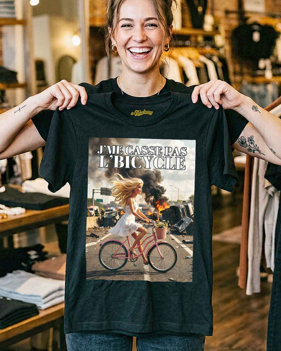 J'me casse pas l'bicycle - T-Shirt