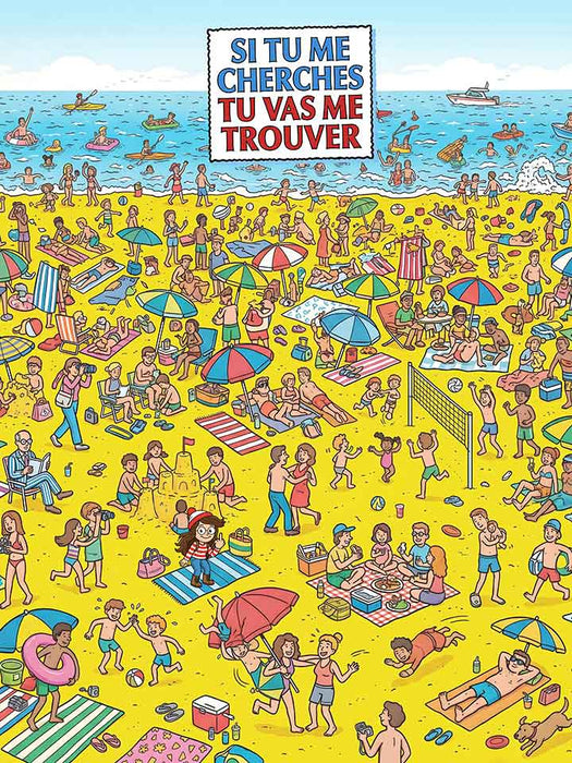 Si tu me cherches tu vas me trouver  - Coton Ouaté Unisexe