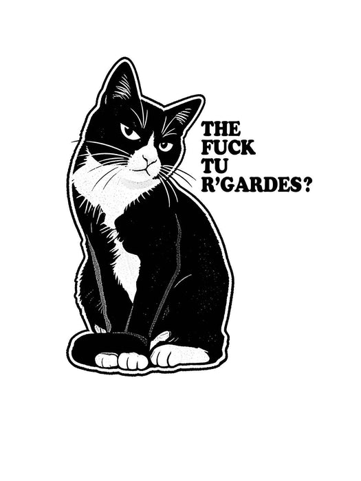 The fuck tu r'gardes ? - Coton Ouaté Unisexe