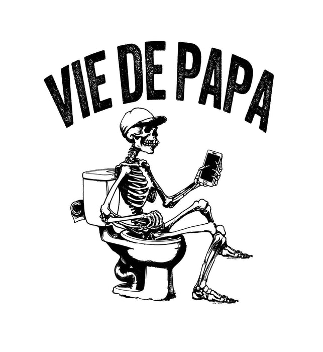 Vie de Papa - T-Shirt Col en ROND HOMME