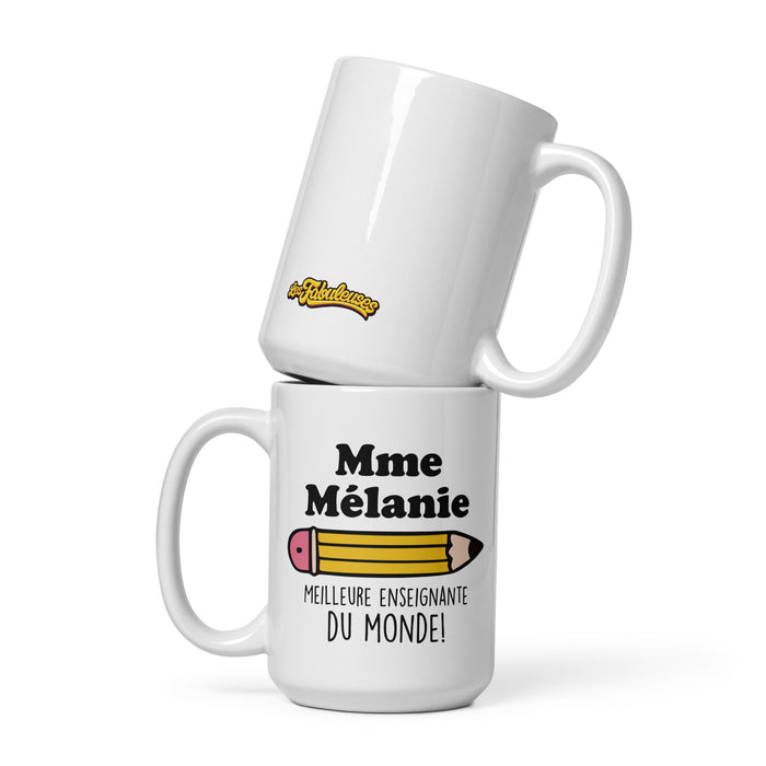 Tasse - Meilleure enseignante du monde ! Personnalisable