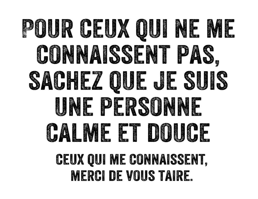 Pour ceux qui ne me connaissent pas - T-Shirt